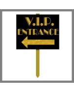 Pancarte Entrée VIP - Thème Cinéma