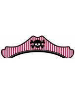 8 chapeaux Pirate Party rouge