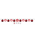 Guirlande à fanions coccinelle et stickers