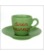 Tasse + sous tasse « Divin breuvage »