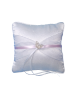 Coussin porte-alliances - blanc