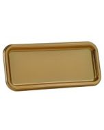 Plateaux à terrine dorés 35x16cm
