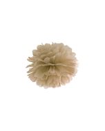 Pompon de papier buvard caramel - 25 cm