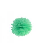 Pompon de papier buvard menthe - 25 cm