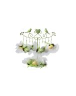 présentoir oiseaux crochets vert 2