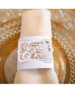 10 ronds de serviette "joyeux noel" pas chers