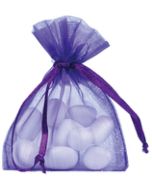 sac organza violet