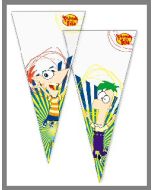 sacs de fête en forme de cône Phineas et ferb