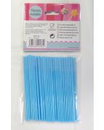 50 bâtonnets pour pop cake et sucettes - bleu