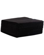 serviette jetable noire