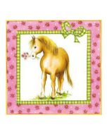 Serviettes Poney lot de 12