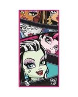 Serviette de plage Monster High – rose fuchsia