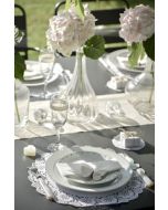 10 Sets de table dentelle - blanc