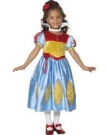 Déguisement fille style  Blanche-Neige - taille 7/9 ans