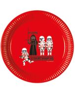 8 assiettes Star Wars "forces"