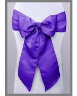 noeud satin violet