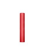 Rouleau de tulle - rouge - 30 cm x 9 m