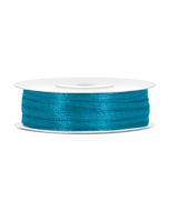 Ruban satin 3 mm - turquoise