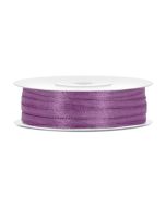 Ruban satin 3 mm - prune