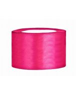 Ruban satin 38 mm fuchsia