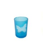 Photophore turquoise papillon