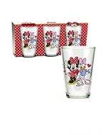 3 verres en verre Minnie pas chers