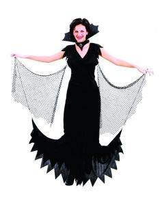 Déguisement femme vampire noir - Taille unique