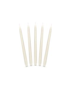 10 bougies flambeau crème