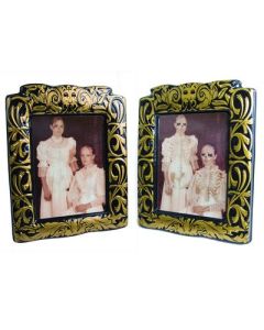 Cadre Halloween lenticulaire - filles/squelettes