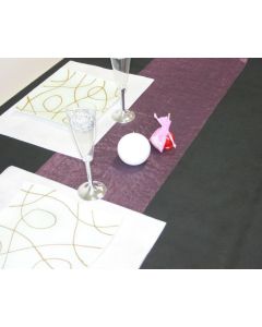 Chemin de table organdi - Parme