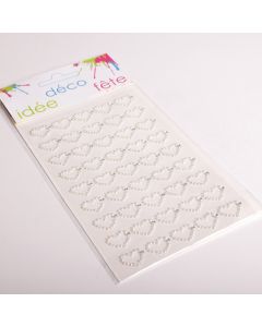 Cœur nacre à coller