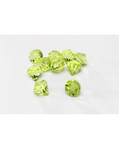 Bijoux diamants transparents - vert anis