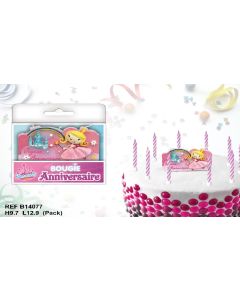 Bougie image princesse