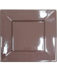 8 assiettes à dessert chocolat