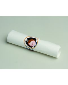 10 ronds de serviette pirate garçon