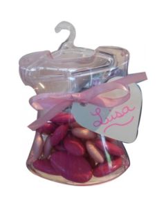 Contenant Dragées Robe Plexi