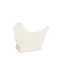 10 Marque-places oiseaux blancs