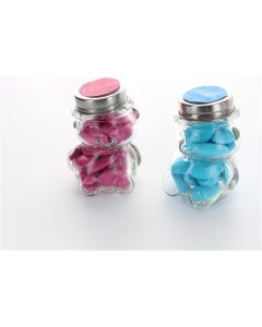 Contenant Dragées Ourson Verre x1