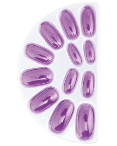 12 ongles violets