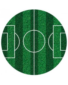 Disque à gâteau en sucre football - 16 cm