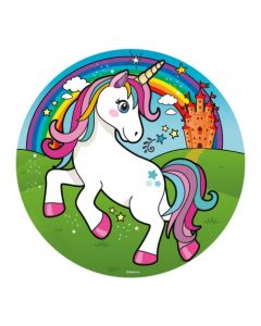 disque à gâteau licorne
