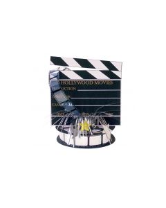 Centre de table - clap de cinéma