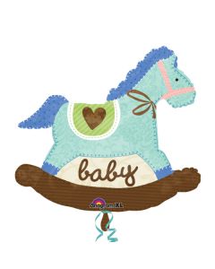 Ballon hélium cheval à bascule