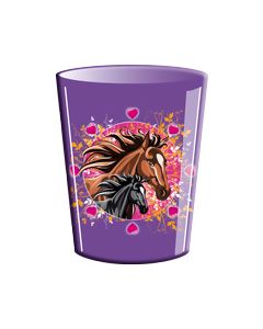 8 gobelets anniversaire 25 cl - Chevaux