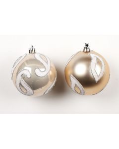 Boule de Noël décorée - Or