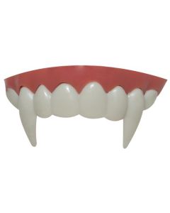 Dentier de vampire rigide avec pâte