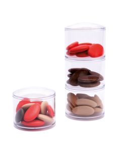 Contenant dragées boite empilable