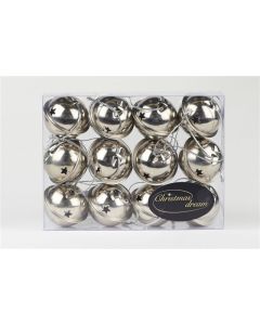 12 grelots argentés