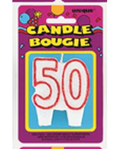 Bougie anniversaire - 50 ans