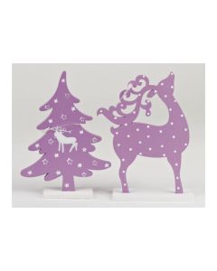 figurine en bois lilas